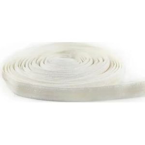 5 meter 8/10/15/20/25 mm elastische band voor ondergoed siliconen antislip stretch rubberen beha riem tapes DIY naaiaccessoire-wit-25 mm-5 meter