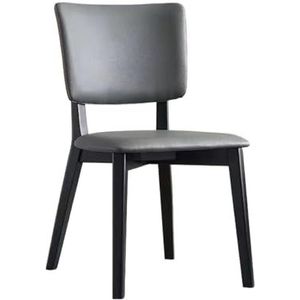 Eetkamerstoelen Houten Eetkamerstoel Moderne Keukenstoel Microvezel Leren Rugstoel Woonkamer Vrijetijdsstoel Slaapkamer Kleedstoel voor Thuiskeuken en Café-bar (Color : C, Size : 1pcs)