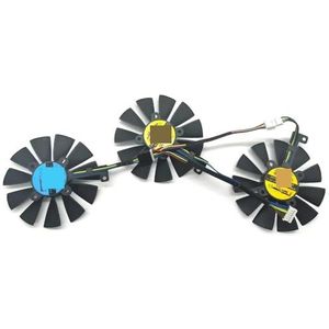 87MM FDC10U12S9-C FDC10H12S9-C Voor ASUS voor GTX 980 Ti R9 390X 390 voor 1060 1070 1080 RX 480 RX480 Grafische kaartkoelventilator(A set of fan(3pcs))