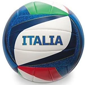 Mondo Sport volleybal, strandbal, volleybal, Italië, team, maat 5, indoor, outdoor, beach, soft-touch PVC, zacht, blauw/rood-wit-groen, 13997