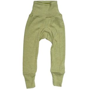 Cosilana, Babybroek met navelband, 45% KBA katoen, 35% kbT-wol, 20% zijde (groen, 50-56), groen, gemêleerd, 50-62