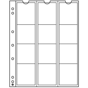 Leuchtturm 315584 munthoezen NUMIS 44-12 vakken voor munten tot Ø 44 mm - 50 Euro zilver, 2 Australië - 5-pack