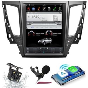 Android 15 Autoradio Navi voor M-itsubishi Pajero (2016) 12.1 ""Touchscreen Car Multimedia Player met draadloze carplay GPS-navigatie Bluetooth 5.0 HIFI FM 5G-WiFi SWC DSP MIC,4g+64g