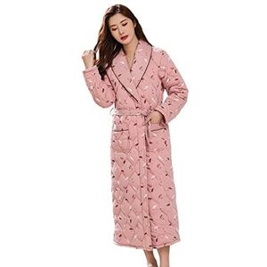 Svetlowf - Badjas - Roze - Lange Gewaad - Dames