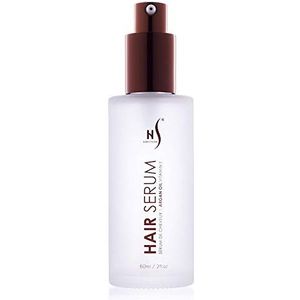HerStyler Arganolie Haarherstelserum - Haarserum met vitamine E en Aloë Vera Haarserum voor kroezen, glans en rechttrekken - 2 fl. Oz / 60 ml