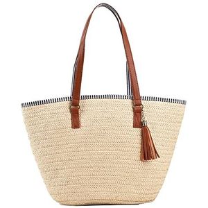 Strandtas riet met rits store