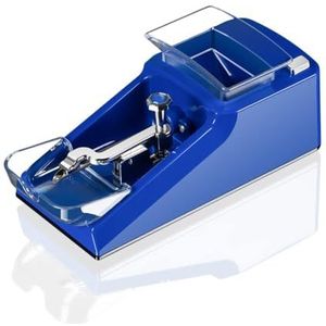 tabaksrolmachine, 8MM Volledig Automatische Sigarettenrolmachine, Huishoudelijke Elektrische Tabaksvulmachine met Hoog Vermogen, Cadeau for Mannen(Blue)