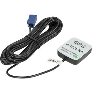 vhbw Externe GPS-antenne compatibel met Audi RNS-E, Blaupunkt Travelpilot EX, Seat RNS2, VW RNS300 enz. Active 5 m, FAKRA-aansluiting, voor verschillende voertuigen