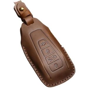 Autosleutel beschermhoes Luxe Autosleutel Case Cover Lederen Etui Fob Houder Sleutelhanger Shell Voor Geely Voor Boyue Voor Emgrand Voor Bonjour Sleutelhanger Zakaccessoires Sleutel Shell(6)