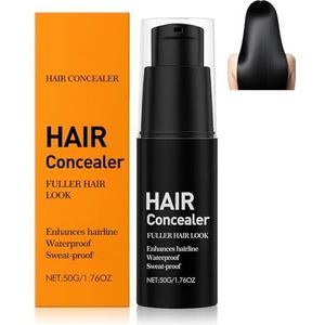 Lefron Magic Hair Concealer 2.0, waterdicht & zweetbestendig, retoucheren voor grijze dekking, onmiddellijke dekkende crème voor dunner haar, voller uiterlijk, sneldrogend, 1 stuk