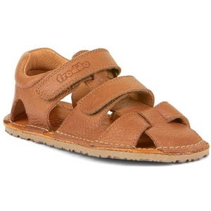 Froddo - Flexy Avi - Barefootschoenen - Cognac - Zomerschoen met Klittenbandsluitingen