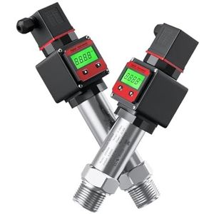 Druksensor LCD G1/2, 0-0,5bar, 150bar, 20bar, 30bar, digitaal display, DC24V, DC12V, 4-20mA druk (0-5V uit, 0-10bar)