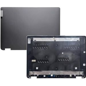 WANGHUIH LCD Achterdeksel Top Back Cover Compatibel met Lenovo Ideapad Flex 5 14ALC7 14IAU7 5 14ALC8 14IAU8 C570-14 C580-14 Grijs Plastic