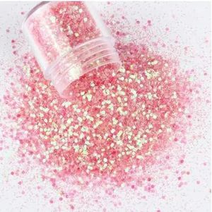 50g roze nagel glitter pailletten snoep zandig poeder glanzende luxe glitters nail art pailletten pigmentvlokken stof 3D decoratie-156