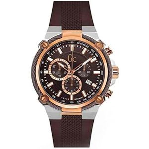 GC Watches heren analoog digitaal automatisch horloge met armband S0352273, Meerkleurig, Riemen.