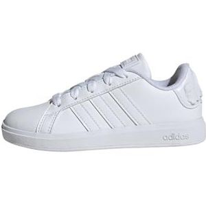 adidas Star Wars Grand Court 2.0 Schoenen Kinderschoenen, Synthetisch Bovenwerk, Zwart, Wolk Wit Wolk Wit Wolk Wit, 10.5 UK Child