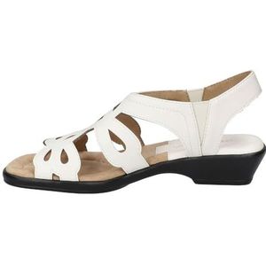 Easy Street Holland sandaal met hak voor dames, Wit, 5 UK X-Wide