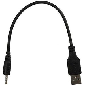 BODYART 2,5 mm USB-oplaadkabel oplader netsnoer kabeladapter voor JBL Synchros E50BT Bluetooth-hoofdtelefoon