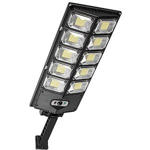 Solar Flood Lights Outdoor, LED Sterk Licht Kleine Straatlantaarn Dubbele Rij Straatlantaarn 504LED Solar Tuinlamp Inductie Straatlantaarn Buitenverlichting,for courtyards, Gardens, Streets(W789B-5)