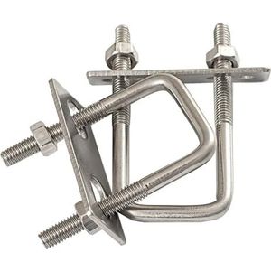 U-bouten, 304 roestvrij staal U-bout haakse schroef U-vierkante klemgesp Vierkante klem U-klem
