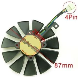 87mm PLD09210S12HH PLD09210S12M Cooling Fan For ASUS for Strix GTX1060 OC 1070 1080 GTX 1080Ti RX 480 RTX2060 Graphics Card(PLD09210S12HH-4Pin)