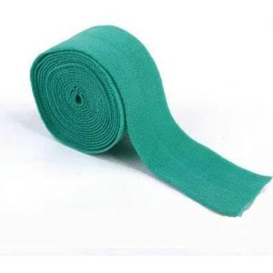 2 cm platte elastische band voor ondergoed, broeken, bh's, rubberen kleding, decoratieve verstelbare zachte tailleband, elastische banden - groen - 20 mm 10 yards