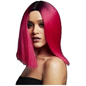 Fever Pruik Kylie Two Toned Blend Magenta Pink Roze