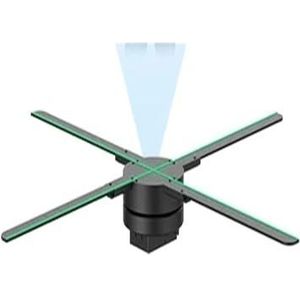 3D Hologram Fan Projector Halloween Kerst Display Custom Logo Producten Transparant Led(D-75cm 1184LED)
