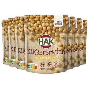 HAK Stazak Kikkererwten - Doos 7x225 gram - Boordevol proteine/Eiwit - Vegan - Plantaardig- Vegetarisch - Gemaksgroenten - Groenteconserven