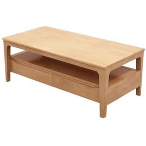 Moderne Woonkamertafel Eenvoudige Massief Houten Lade Salontafel In Scandinavische Stijl Rechthoekige Woonkamer Opbergkast Theetafel Theetafel Koffietafel(A,S)