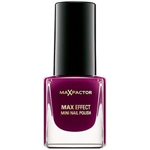 Max Factor Max Effect Mini Nail Polish 24 Intense Plum, per stuk verpakt (1 x 5 ml)