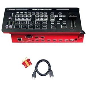 HDS7105 HDS7305 HDS8102 Videoschakelaar MD1010-MD1011 Super Mini-switcher 4 videoswitcher Naadloze Schakeling(7105p)