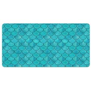 Zeemeermin Squama Mode Bureau Muismat Antislip Gaming Muismat Accessoires Decor 30x60cm