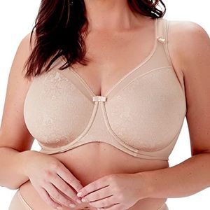 Berlei Beauty Everyday B521-NUD Women's Nude Lace Non-Padded Underwired Minimizer Bra 85D