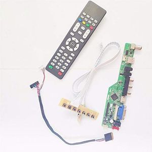voor LTN156AT05-H01/H02/H07/C02 1366* 768 LVDS 40Pin WLED 15.6 inch TV Panel Controller Drive Board VGA+HDMI+AV+USB+RF Notebook PC kit (LTN156AT05-H01)