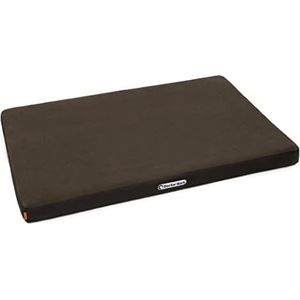 Doctor Bark | Orthopedische hondenmatras met behaaglijk fleece ligvlak, wasbaar ligkussen voor zeer grote honden (XL - 120 x 70 cm, bruin - bruin)