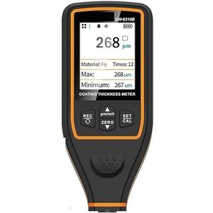 Laagdiktemeter, SW-6310A/B Laagdiktemeter Gauge 1700um Autolak Film Tester Keramische Metalen Coating Automotive Verf Micrometer(SW-6310B)