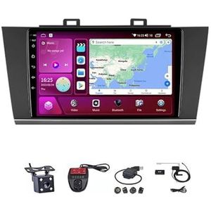 Android Double Din Car Stereo 9 Inch Touchscreen Autoradio Autotoebehoren Multimedia Stuurwielbediening met Navigatie Plug And Play Voor Subaru Outback Legacy 2015-2018(M700S 4G+WIFI 8G+128G)