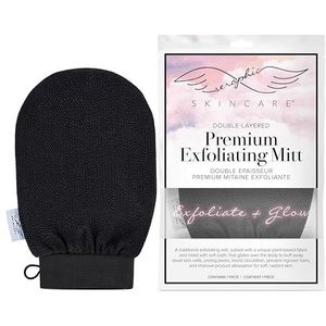 Seraphic Skincare Double-Seraphic Skincare dubbellaagse premium peeling - 100% veganistische viscose - traditionele Koreaanse peelinghandschoen