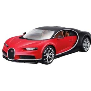 legering auto model speelgoed Voor Bugatti 1:18 sportwagen simulatie legering model auto speelgoed auto simulatie binnendeur kan metalen model openen (Color : Chiron-Red)