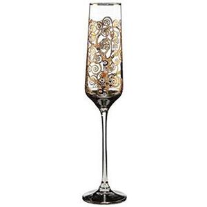 Goebel 66-913-50-1 champagneglas, glas, goud