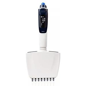 Ultrasone stroommeter LAB Meerkanaalspipet Instelbaar volume Multifunctionele achtkanaals elektronische automatische pipet Groot meetbereik