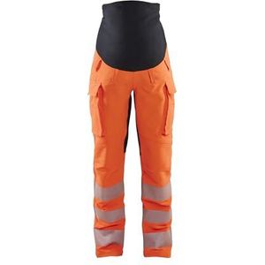 Blaklader High Vis Zwangerschapsbroek met 4-weg stretch 7100-1642 - Maat XXL - High Vis Oranje/Zwart