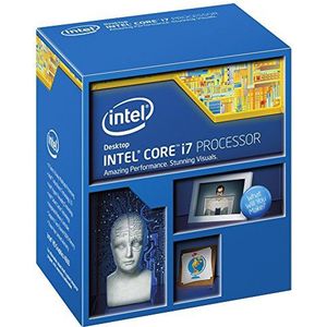 Intel Core i7 4770 Quad Core Retail CPU (socket 1150, 3,40 GHz, 8 MB, Haswell, 84W, Intel Graphics, BX80646I74770, 4e generatie Intel Core, Turbo Boost Technology 2.0)