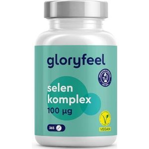 Selenium 365 tabletten - premium complex van natriumseleniet & selenomethionine - ondersteuning van het immuunsysteem en schildklier* - laboratorium getest, veganistisch en gemaakt in Duitsland