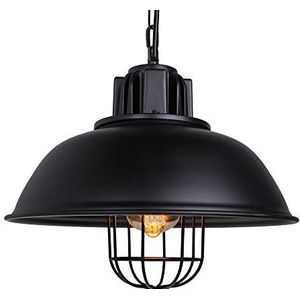iDEGU hanglamp industriële hanglamp Ø 33 cm industriële plafondlamp lampenkap van metaal decoratieve verlichting E27 voor woonkamer keuken bar loft