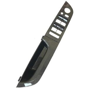 Auto interieurdeurgrepen Voor BMW 3 Serie E90 E91 316 318 320 325 328i Linker Bestuurdersdeurhendel Raamschakelaar Afdekpaneel Trim Handgrepen(Carbon High-end 37.5)