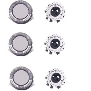 A98I-SH50 Vervangende scheerhoofden voor serie 5000, vervangende messen model 5077 5076 5091 5080 eenvoudige installatie glad scheren (3 stuks)