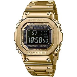 Casio Mens digitaal quartz horloge met roestvrij stalen band GMW-B5000GD-9ER, Goud, Riem