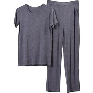 Premium pyjama's for heren, groot en lang, Home Essentials, zachte stretch loungeset, ademend, elastische taille, nachtkleding, ontspannende thuiskantoorkleding, comfortabele outfit for de hele dag(Da